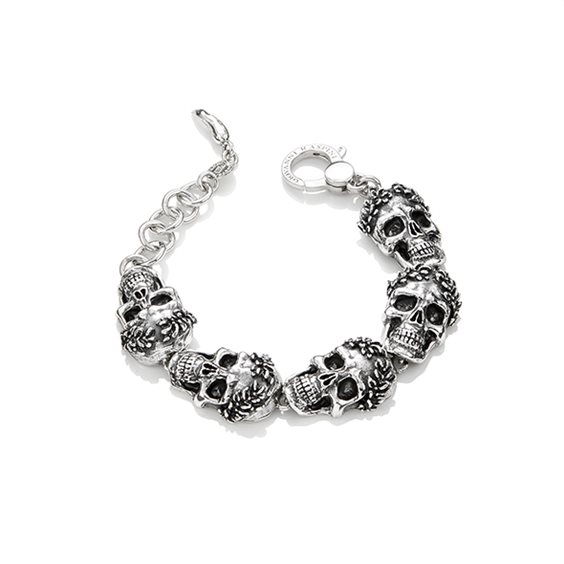 Bracciale Giovanni Raspini Teschi in Argento 10096L - 10096L